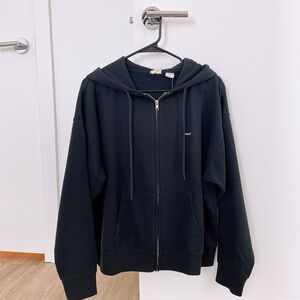 Levis Black Zip-Up Hoodie
